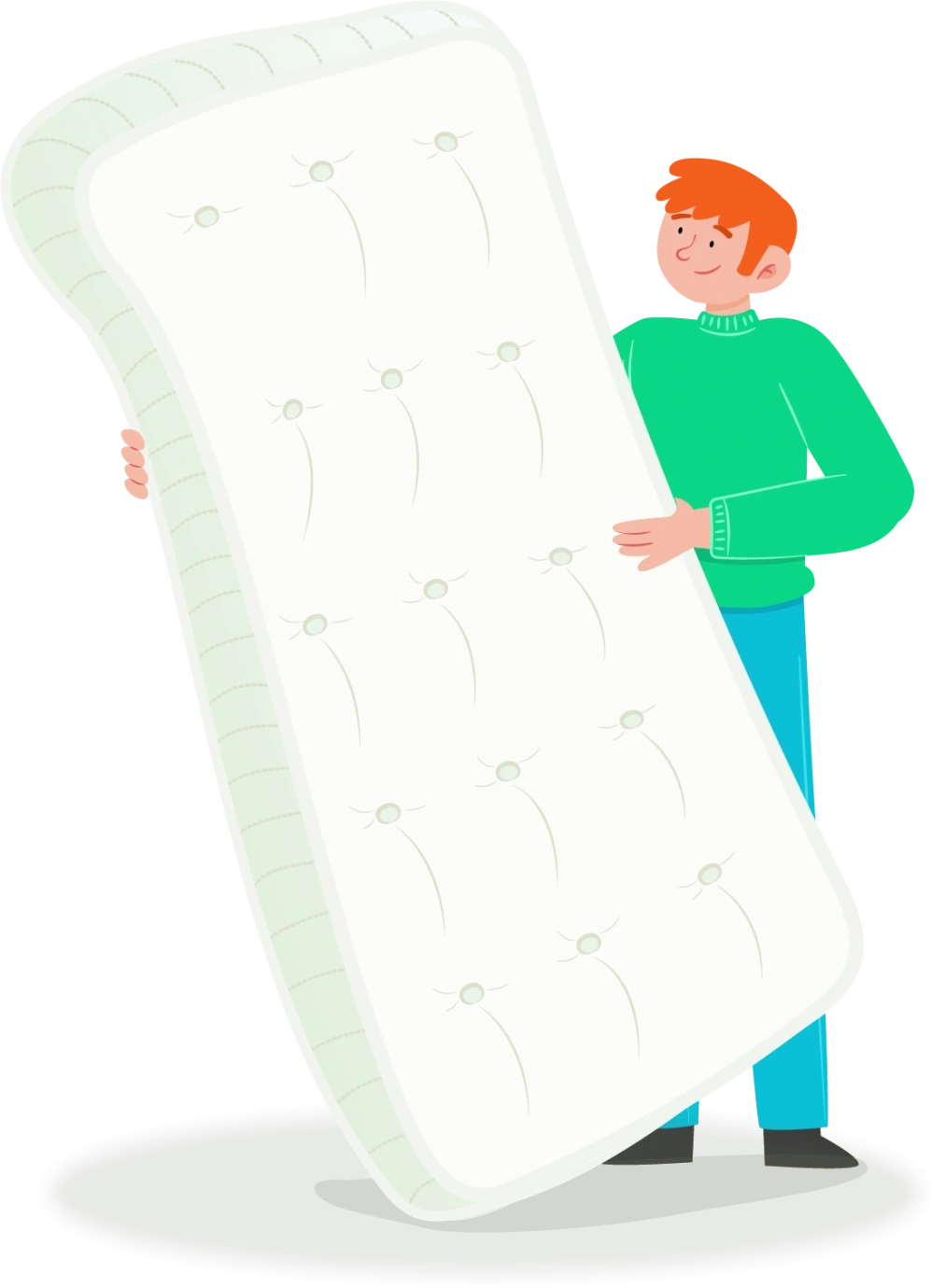 Het kost niets om je oude matras binnen te brengen op het recyclagepark